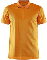 Craft Unify Polo Heren - Oranje | Maat: M