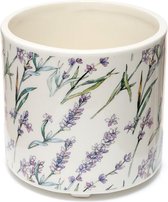 Lavendel Velden Keramiek Binnen Plantpot/Bloempot - Large 12cm