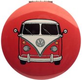 Volkswagen Busje Volkswagen T1 Compact Make-up Spiegeltje rood 7cm