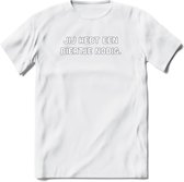 Jij hebt een biertje nodig Bier T-Shirt | Unisex Kleding | Dames - Heren Feest shirt | Drank | Grappig Verjaardag Cadeau tekst | - Wit - L