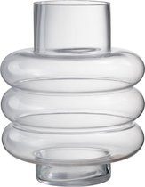 J-Line Vaas Lima Glas Transparant Large Set van 2 stuks