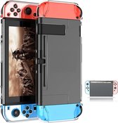 BOTC Beschermcover voor Nintendo Switch - 3-delig - Transparant Matte - Protector Shell - Case - Hoes - Accessoires