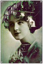 Vintage Lady 1 Plexiglas Print  60 x 90 cm