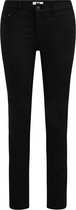 WE Fashion Dames mid rise skinny jeans met stretch - Curve