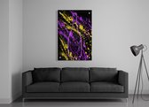 ✅Uniek Dom P x Kek Kunstwerk Acrylic 50x75 cm - groot - Print op Acrylic schilderij - CUSTOM WALL ART - DOM P - Dom Perignon - (Wanddecoratie woonkamer / slaapkamer / keuken / living room) - 