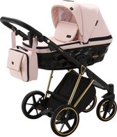 Adamex Paolo Special Edition Pink/Gold 2-in-1 Kinderwagen TK-602