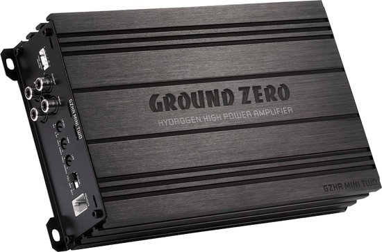 Foto: Groundzero gzha mini two 2x 130 watt rms 550 watt rms gebrugd vermogen