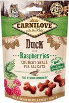 Carnilove Crunchy Snack Duck Raspberries 50gr