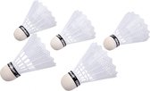 Witte badminton shuttles 5dl