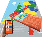 GEOROCKERS (voormalig TOPO.NU) - De Nederlandse Spelen – thuis gebruik - stof speelkleed – educatief speelgoed - spellen - games - bewegend leren - topografie - spelend leren - CITO 100 – app met topo opdrachten- landkaart