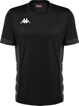 Kappa Dervio Shirt Korte Mouw Heren - Zwart | Maat: S