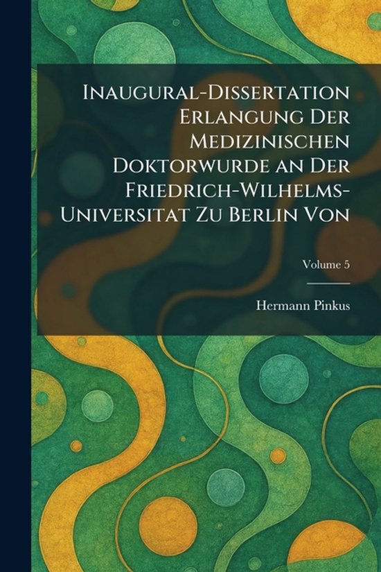 Inaugural-Dissertation Erlangung Der Medizinischen Doktorwur ... - cover
