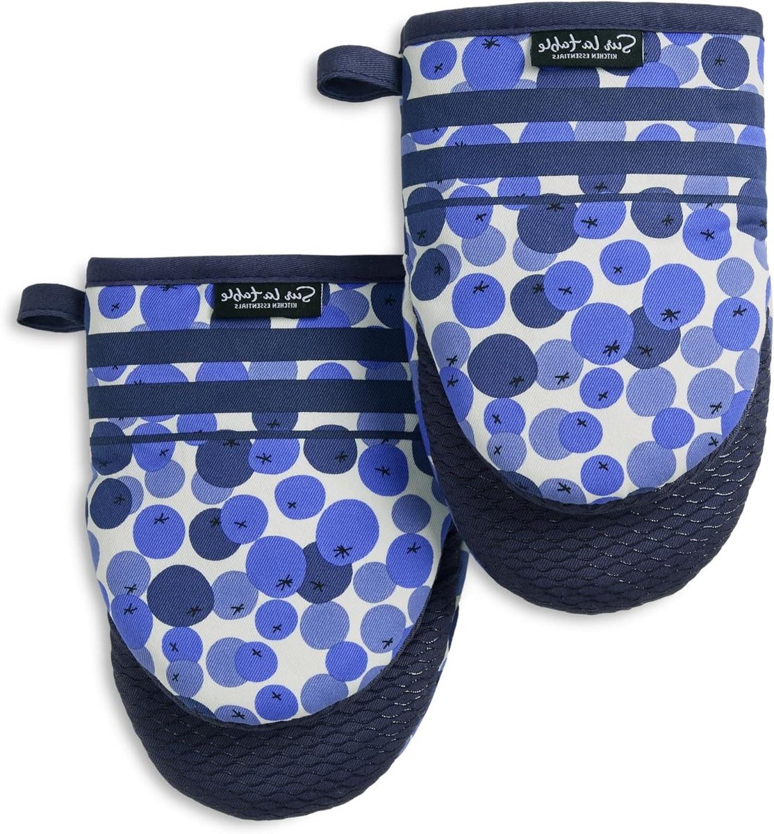 Keuken Mittens Set - Ovenwanten Mini - Bescherming bij Koken - Flexibele Siliconen Grip - 14 x 20 cm