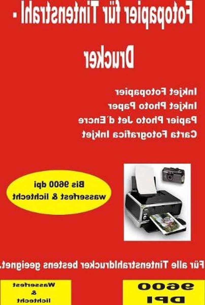 Fotopapier Matt - Papier A4 - Foto's Printen - Hoge Kwaliteit - 100 Vel - Wit