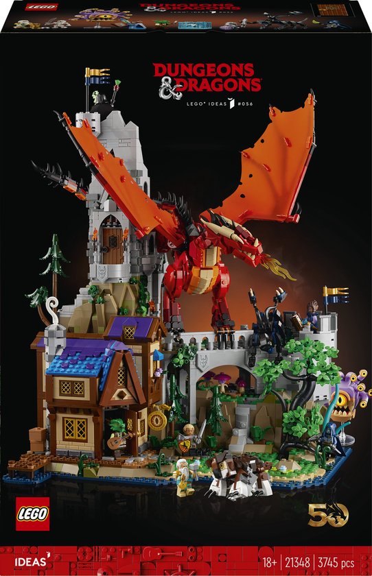 Lego Ideas Dungeons & Dragons Het Verhaal van de Rode Draak - 21348