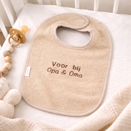 Slab zwangerschapsaankondiging - voor opa en oma - Baby slab aankondiging zwangerschap - Cadeau voor opa en oma - slab - 100% katoen - baby aankondiging - originele zwangerschaps reveal van Merkloos — afbeelding 2