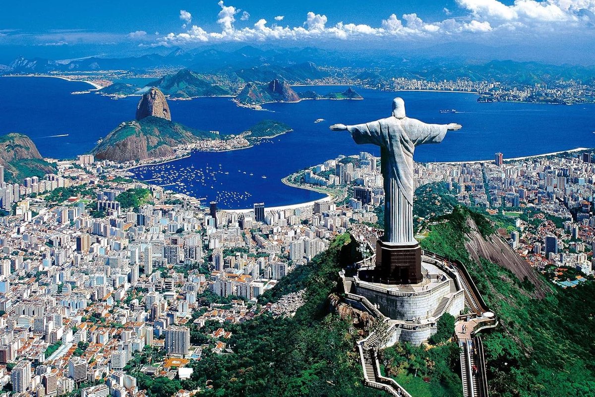Puzzel Rio de Janeiro - Legpuzzel Brazilië - Ontspannen Puzzelen - Gedetailleerd Stadsbeeld - 50x75cm - Multicolor