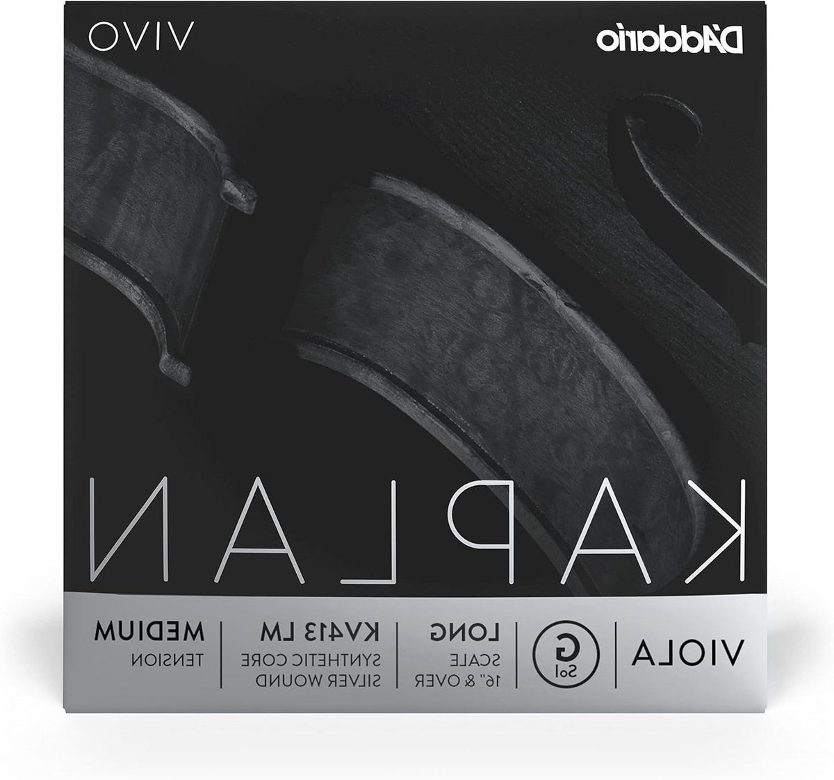 Altvioolsnaar G - Vioolsnaar Altviool - Muziek Maken - Synthetische Kern - Lange Schaal - Zilver
