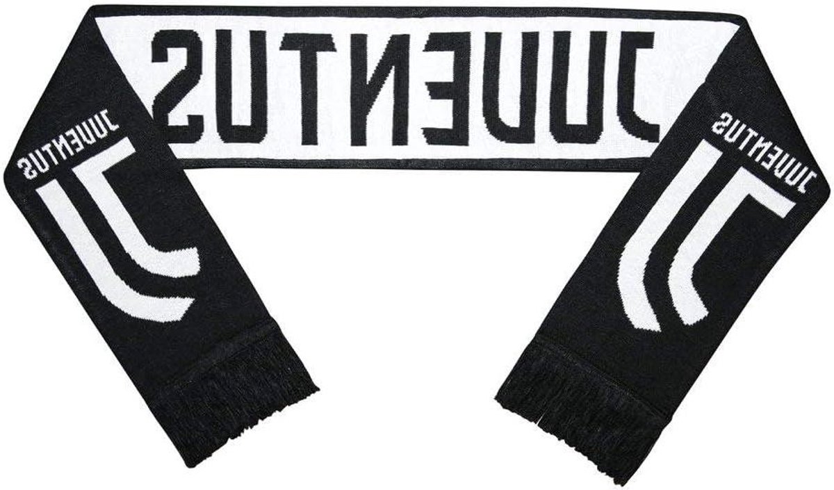 Juventus FC Sjaal - Voetbal Sjaal - Wedstrijd Bezoek - Officiële Club Merchandise - 147 cm - Zwart