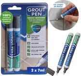Rainbow Chalk Voegstift Grijs 5 mm twin - Voegenstift - Voegenpen - Voegenreiniger - Voegen schilderen - Voegen reinigen - Voegverf - Voegen verven - Voegen schoonmaken