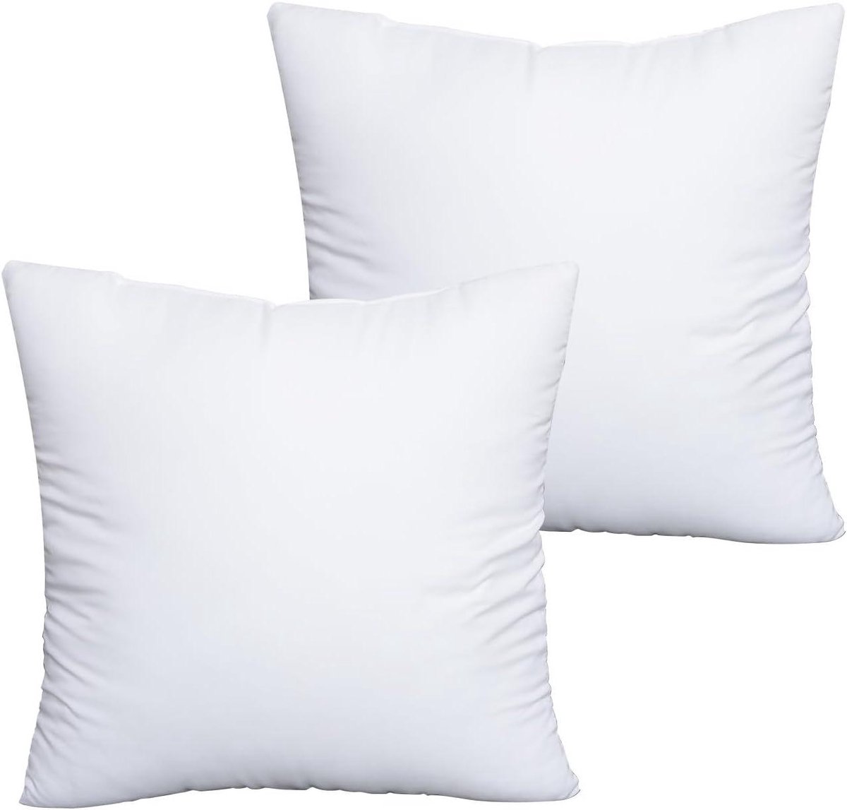 Sierkussens Inzetstukken - Decoratieve Kussens - Woonkamer Decoratie - 100% Katoenen Hoes - 50 x 50 cm - Wit