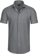 Heren Overhemd korte Mouwen - Grijs - Blouse