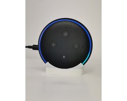 Bureaustandaard Echo Dot - Standaard speaker houder - Speaker neerzetten - Minimaal uiterlijk - 30 gram - Wit