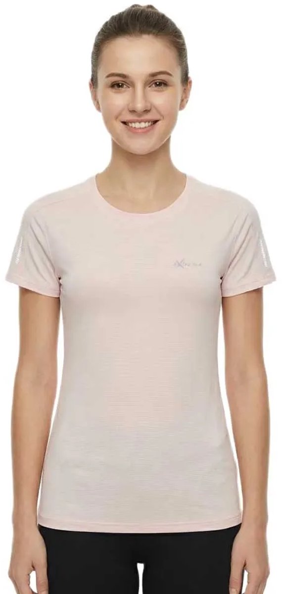 Newwood Suheyla T-shirt Met Korte Mouwen Beige S Vrouw