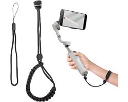 Camera Wristband met 1/4 Inch Schroef - Verstelbare Nylon Polsband voor DJI Osmo Mobile 7P - Actiecamera - Gimbal & Smartphone Stabilizers - Antislip en Veilige Grip