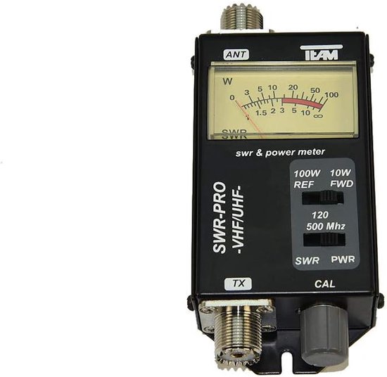 SWR Meter - Meetinstrument Radio - Radio Communicatie - Dual Tuner Technologie - 130x60x35 mm - Zwart — afbeelding 3
