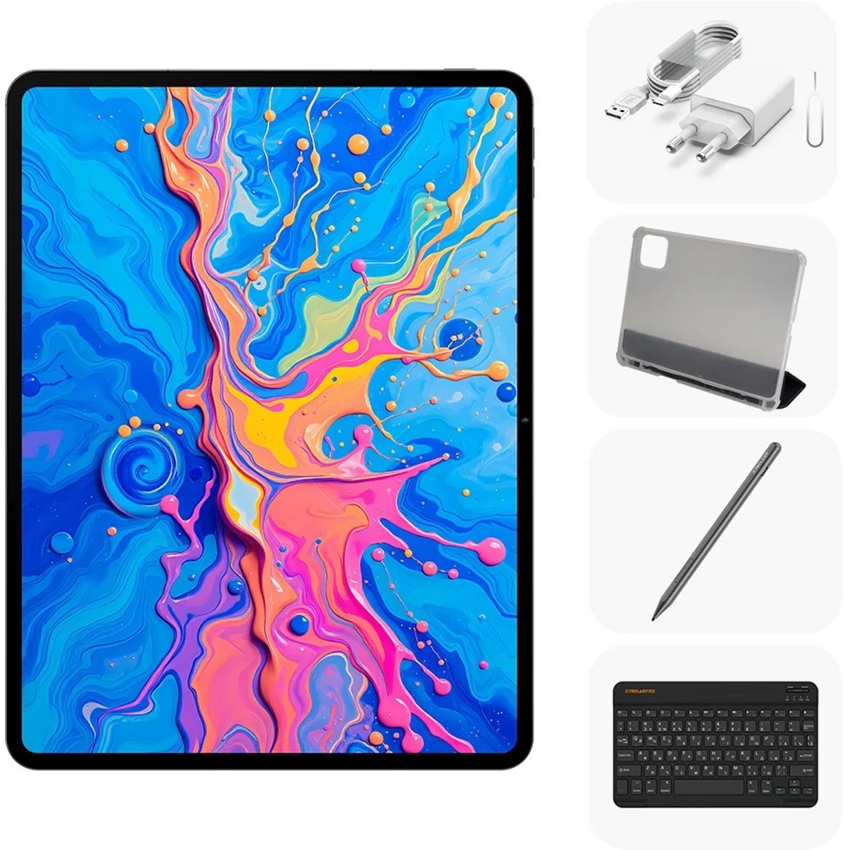 Teclast Artpad Pro 12.7'- Tablet - 2176x1600 UHD - Helio G99 Max - 20GB RAM - GB ROM - Android 15 - 4G - LTE 2 SIM - 30W snelladen - AI Hyper Audio