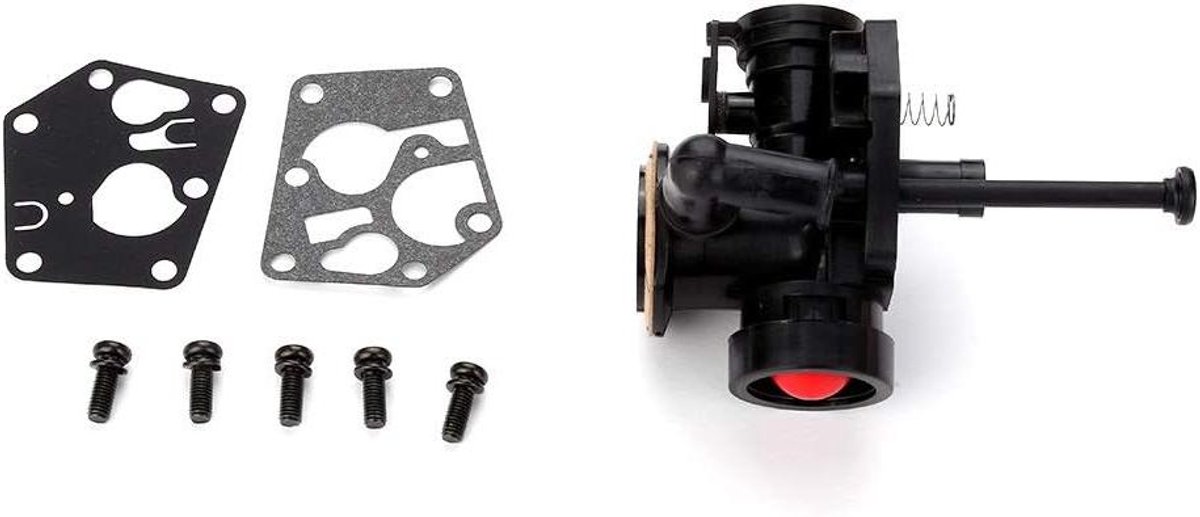 Carburateur Motor - Vergaser Grasmaaier - Motoronderhoud - Mix Brandstof Lucht - 1 Set - Zwart