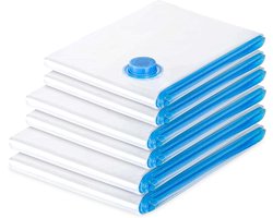 Vacuüm Opbergzakken 6-delig - Set Met Verschillende Maten (M/L/J) - Voor Kleding, Dekbedden & Reizen