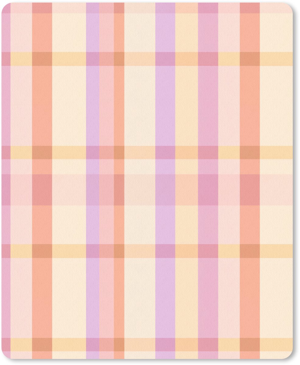 Muismat 12x16 cm - Mousepad Pastel - uitpatroon - Geometrisch - Muismatten
