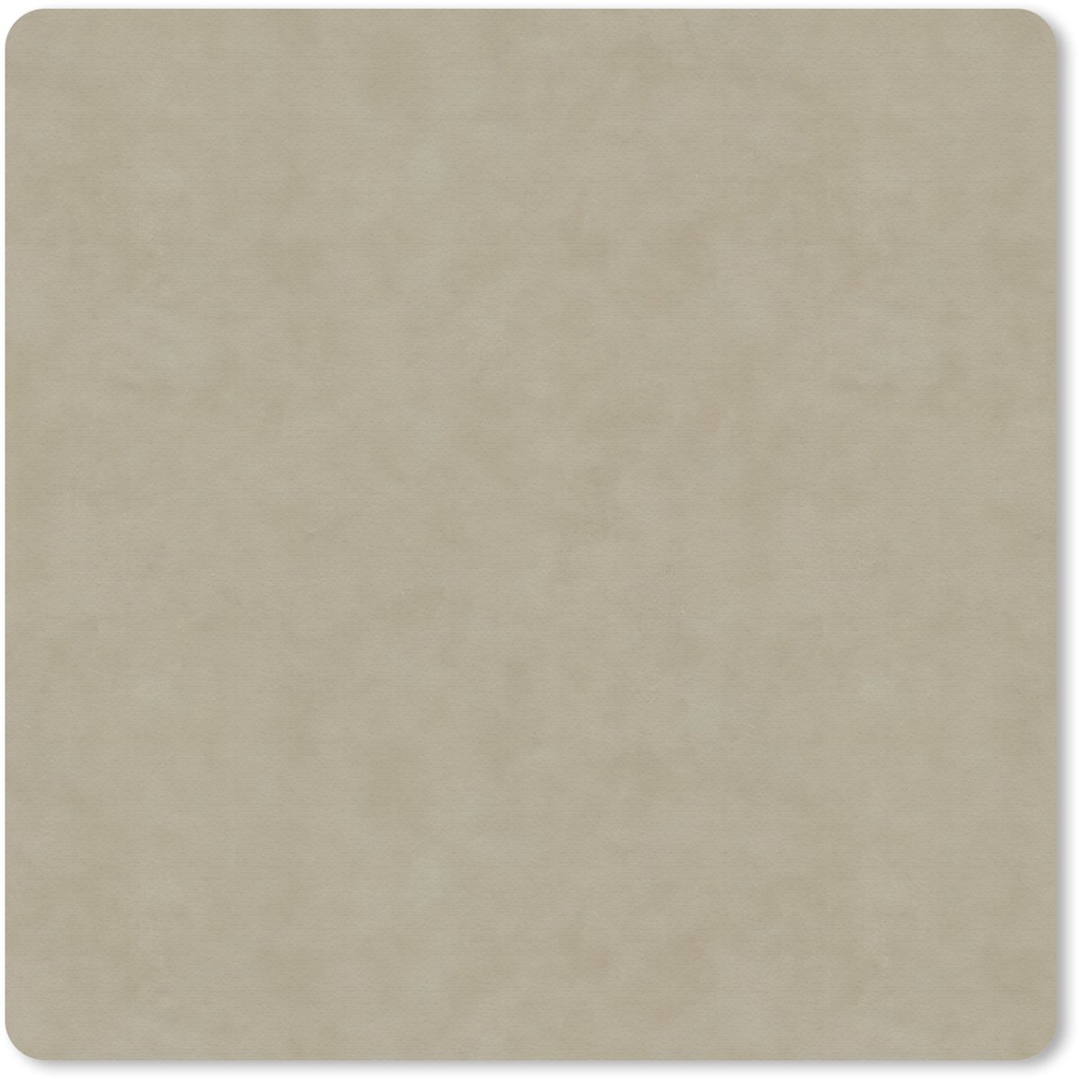 Muismat 30x30 cm - Mousepad Taupekleur - Gewolkt textuur - Natuurlijk - Muismatten