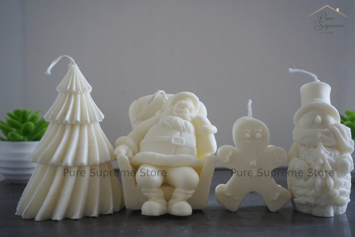 Decoratie kaarsen kerstpakket | Kerst | Handgemaakt