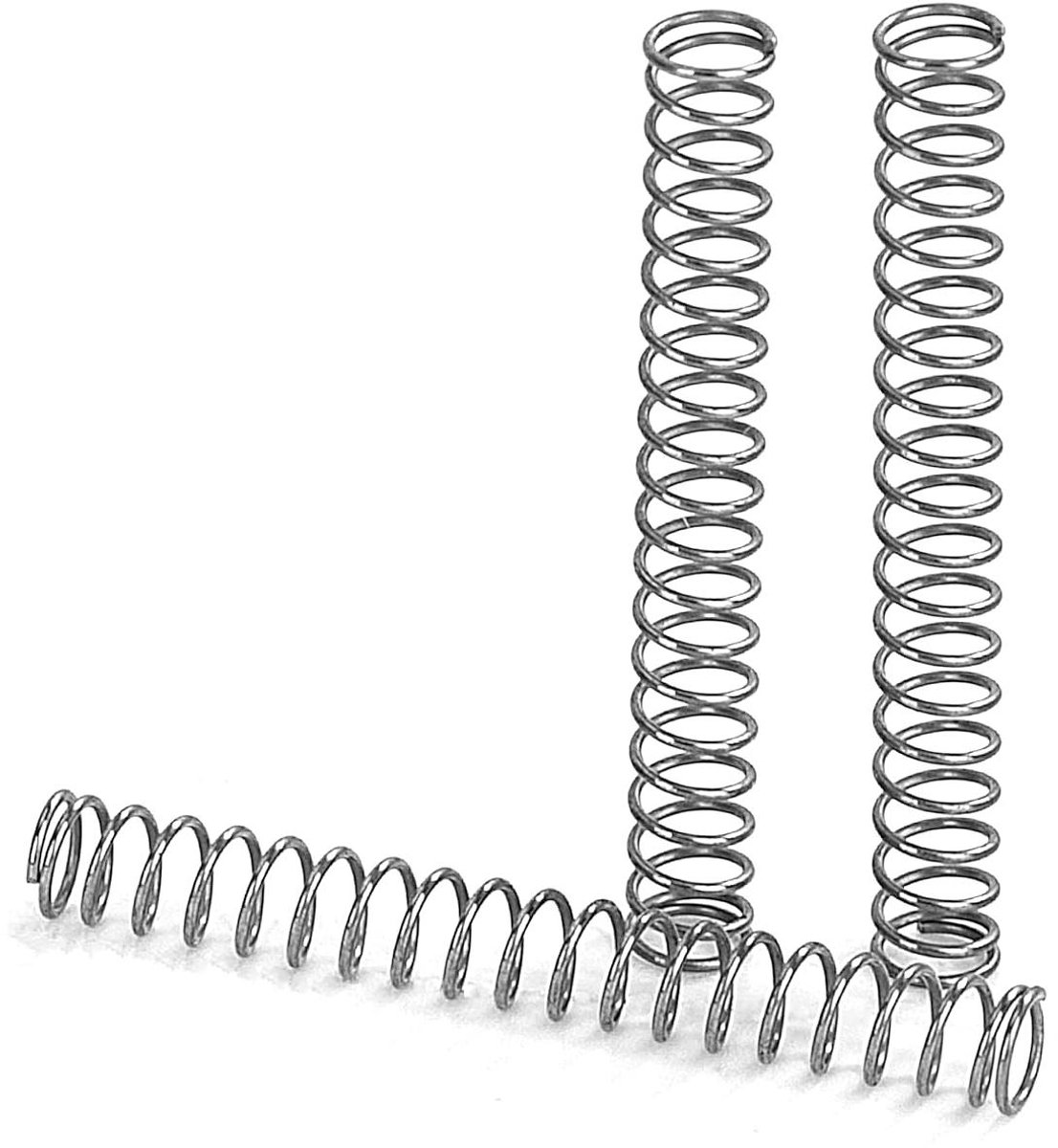 Drukveren 30 mm veer van roestvrij staal 304 draaddiameter 0,4 mm buitendiameter 4 mm veerkracht 0,54 kg 20 stuks