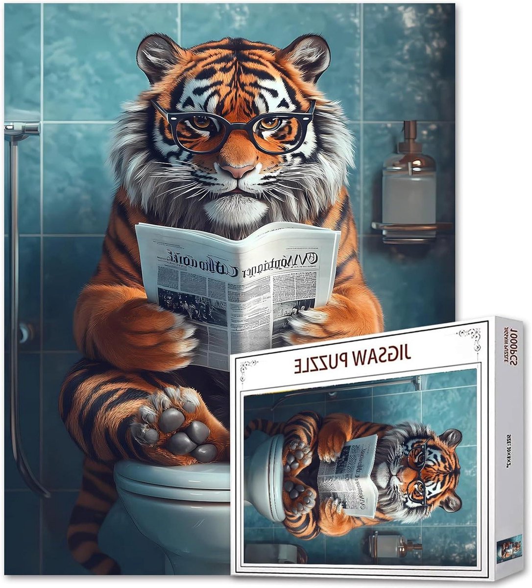 Legpuzzel Dieren - Puzzel Volwassenen - Ontspannen Thuis - Nauwkeurig Gesneden Stukjes - 1000 Stukjes - Artwork-10