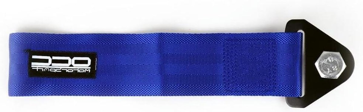 Sleepband Auto - Sleeptouw Aanhanger - Motorsport Slepen - Hoge Trekkracht - 25 cm - Blauw