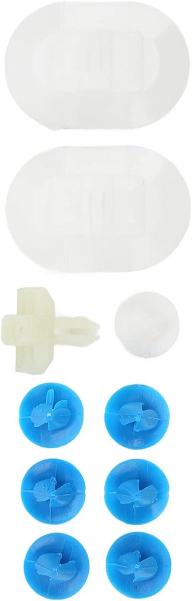 Bevestigingsclips Zijskirt - Klemmen Set - Auto Reparatie - Sterke Klemkracht - 10 Stuks - Zwart
