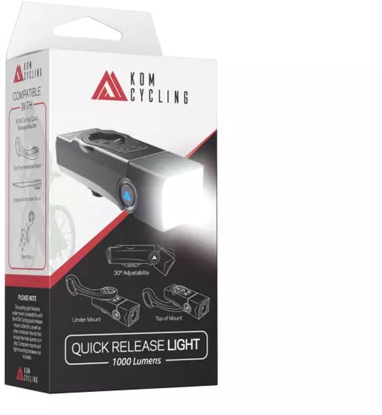 KOM Cycling - Quick Release Light - 1000 Lumens — afbeelding 3