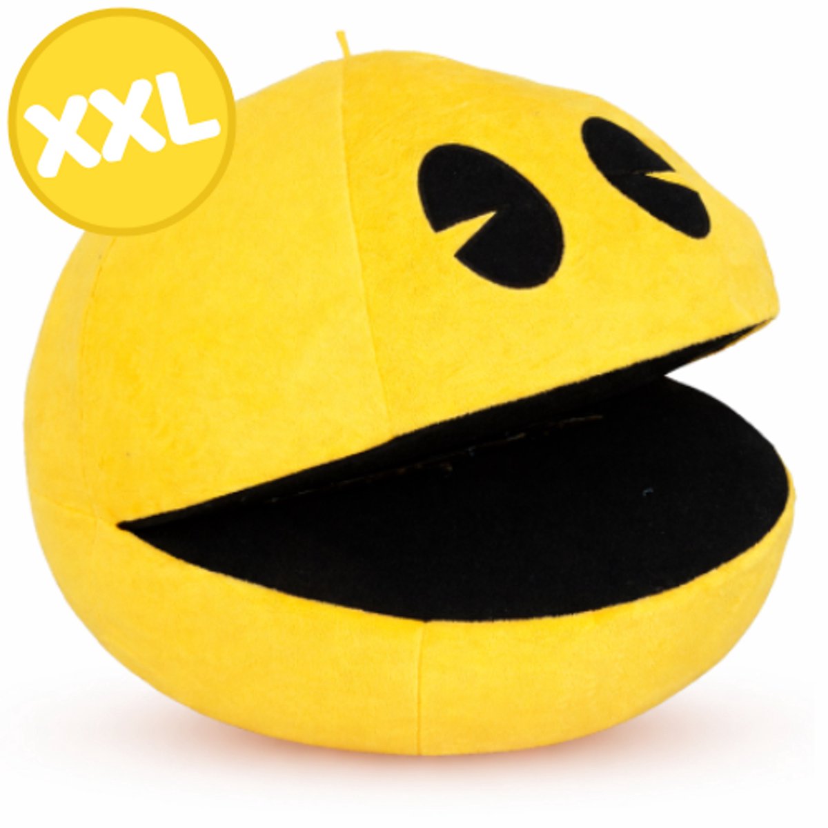 Pac-Man (Geel) Pluche Knuffel XXL 70 cm