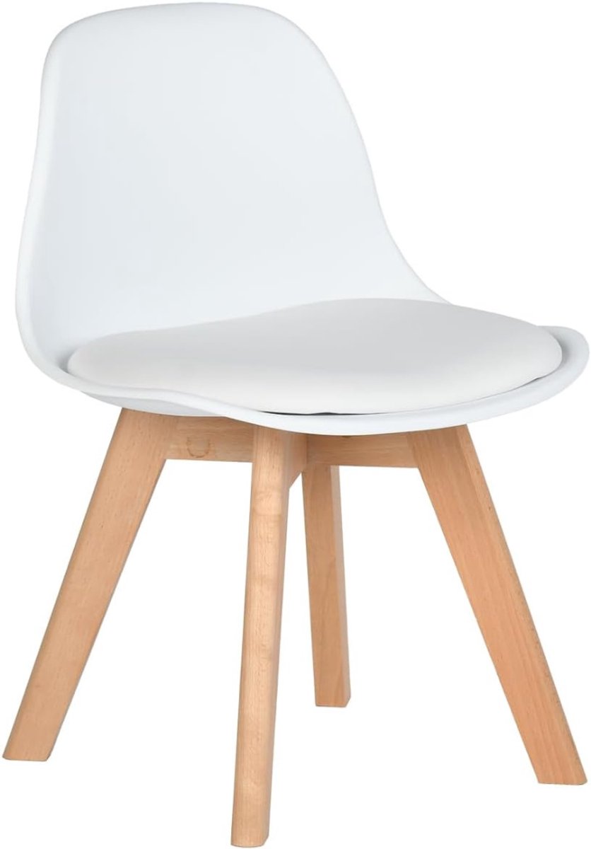 SVN® Peuterstoel - Kinderstoel - Peuter Stoel - geschikt voor kinderen van 1-6 jaar - Wit - 32cm x 38cm x 55cm