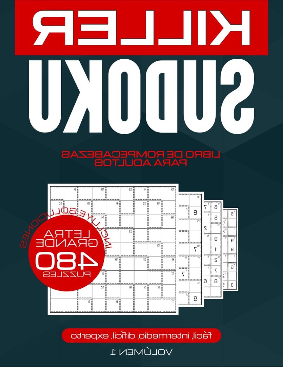 Killer Sudoku Boek - Logica Puzzel - Hersenen Trainen - 480 Puzzels - 28 x 22 cm - Niet gespecificeerd