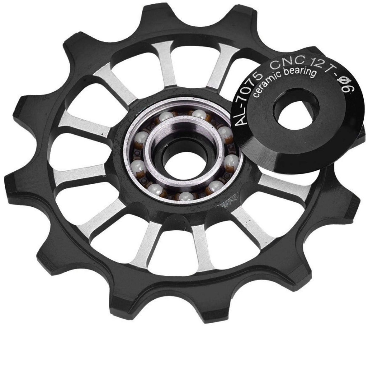 Store_8 - Fiets derailleur riemschijf - Versnellingsmechanisme - Hoogwaardige kwaliteit - Zwart - Fietsgeleidingswiel - Voor optimale prestaties - ...