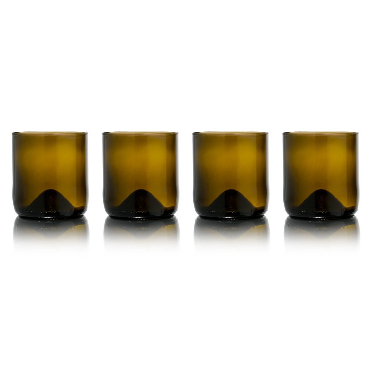 Rebottled - Short Tumblers (175ml) 4-pack - Olive