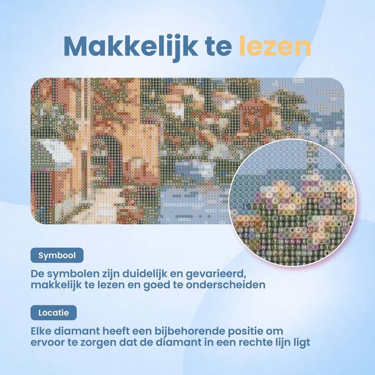 Rubye® Diamond Painting Volwassenen - Diamond Painting Kinderen - Diamond Painting Pakket Volledig - Italiaanse Kust - 40x30cm — afbeelding 6