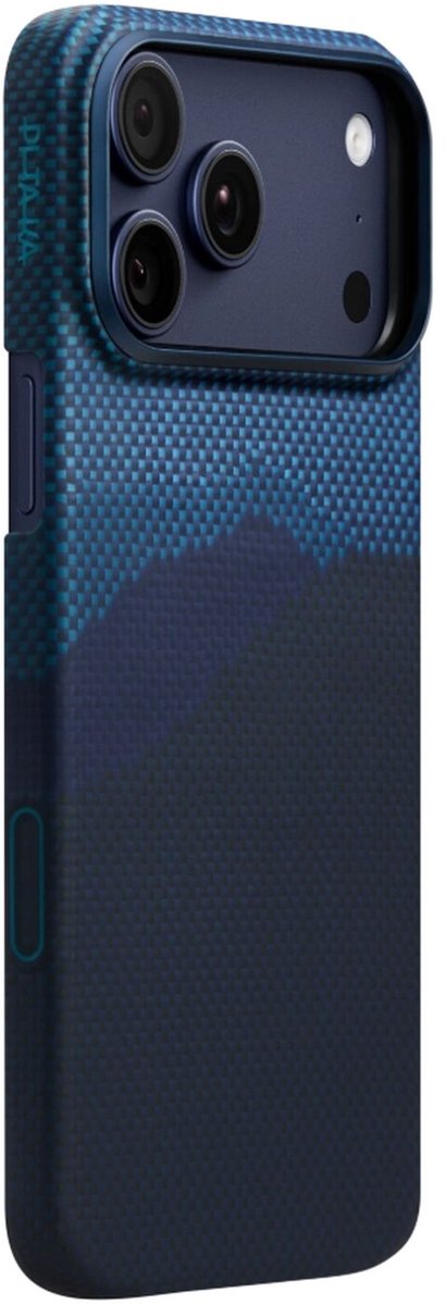 PITAKA Ultra-Slim Case - Hoesje Geschikt voor Apple iPhone 17 Pro Max - Compatibel met MagSafe - 600D Aramidevezel Back Cover - Ultra Dun - Horizon