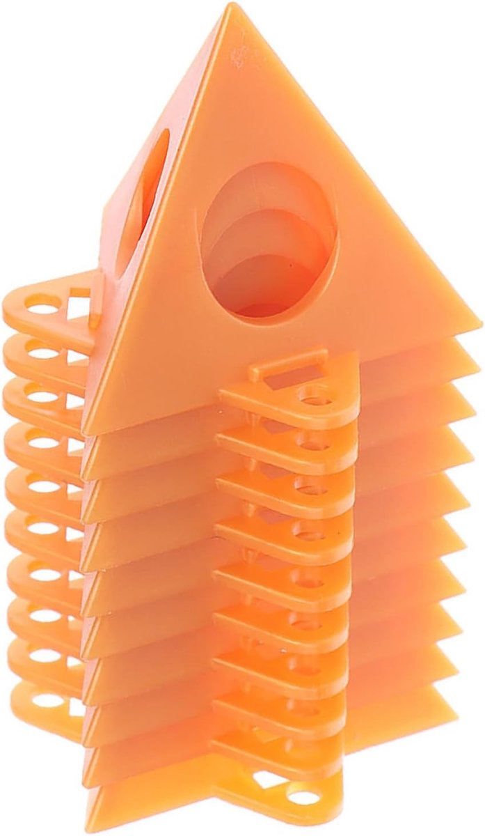 Set van 10 Kasten Deursteunen, Stabiele Conische Plastic Beugels voor Meubels en Kasten