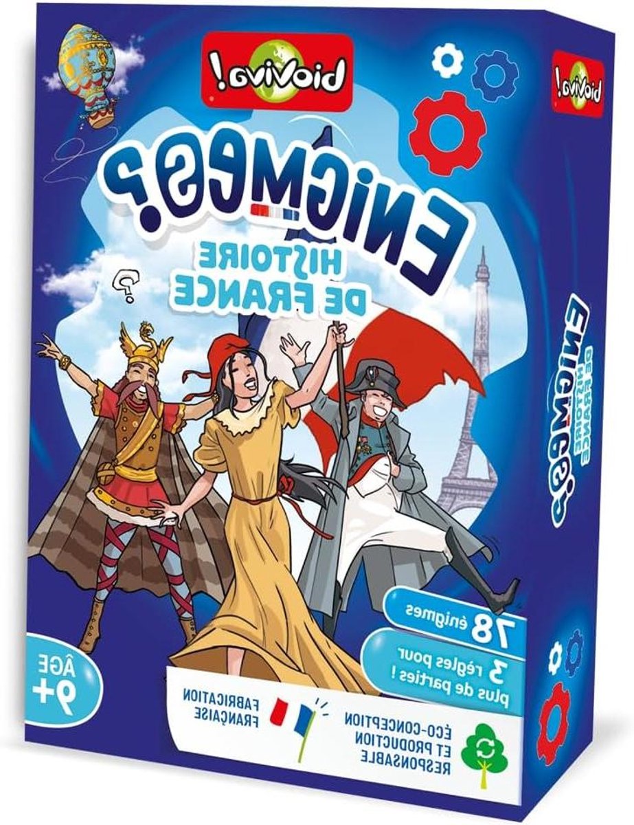 Historische Puzzel - Raadsel Spel - Educatief Spelen - Franse Geschiedenis - 200 Gram - Meerkleurig